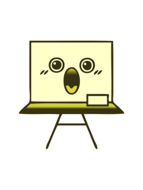 Beyaz bir panonun değişen gölgelendirilmiş çizgi filmi renk animasyonu