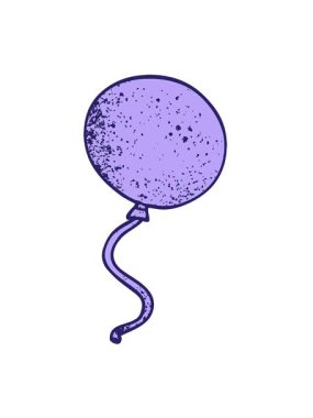 Çizgi film karalama balonunun hareketli animasyonu