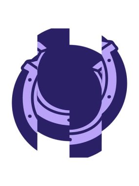 Şanslı at nalı tasarımının bölünmüş hareket animasyonu