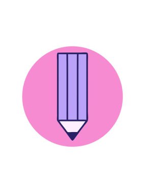 Bir kalemin ikonik dövme biçiminin radyoaktif parlayan animasyonu