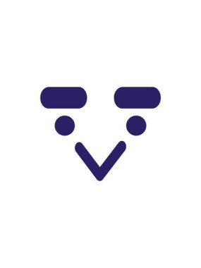 Kalın kaşlı kuş suratlı ikonun yıldız patlaması etkisi animasyonu