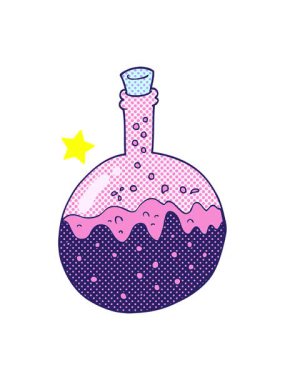 Parıldayan yıldızlar serbest çizim kimyasallarının animasyonunu etkiler.