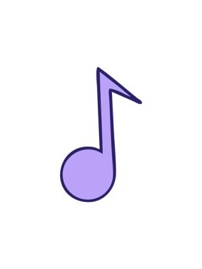 Bir nota karikatürünün dikkat çekici animasyonu