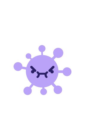 Öfkeli virüsün hareketli animasyonu