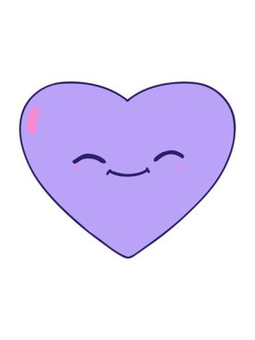 Mutlu aşk kalbi çizgi filminin animasyonunu salla ve durdur