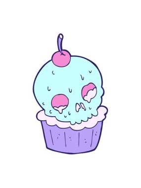 Cadılar Bayramı pastasının titreşimli animasyonu