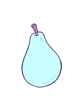 Karikatür armutunun hareketli animasyonunu oynat