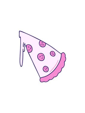 el çizimi pizzanın radyoaktif parlak animasyonu