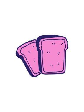 karikatür tostunun radyoaktif parlak animasyonu