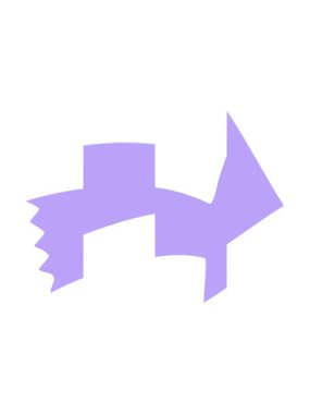 El çiziminin bölünmüş hareket animasyonu okun tuhaf çizgi filmi