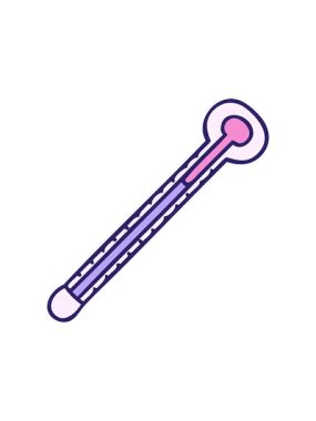 el çiziminin basınçlı canlandırması garip çizgi film termometresi