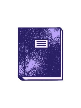 Bir çalışma kitabının retro grunge doku çizgi filminin animasyonunu yakalıyor.