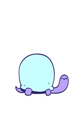 Sevimli karikatür kaplumbağasının animasyonunu genişletiyorum.