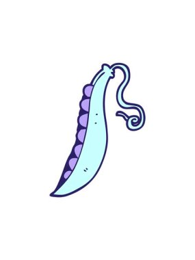 Dikkat çekici bir şekilde kabuktaki bezelye çizgi filminin animasyonu