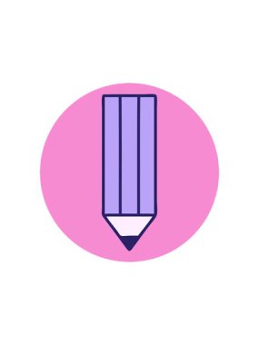 Bir kalemin ikonik dövme biçiminin yıldız patlaması etkisi canlandırması