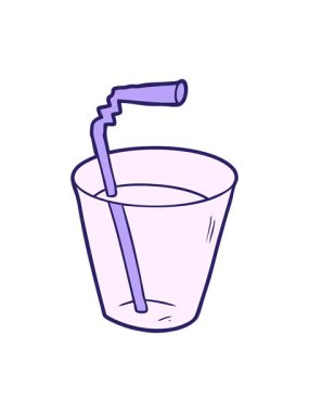 Çizgi film içeceğini samanla patlatan basınç