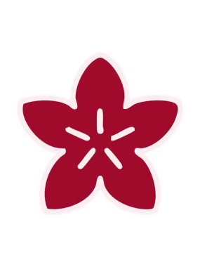 Basit Japon çiçek tasarımının titreyen hareketli animasyonu