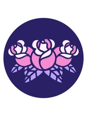 Bir buket çiçeğin ışık efekti animasyonu