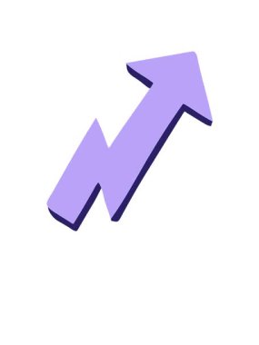 Bir okun el çizimi ögesinin yükselişi ve yüzdürülmesi