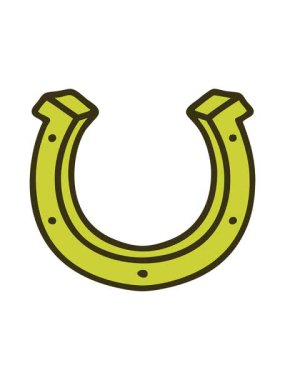 At nalı çizgi filminin renkli animasyonu