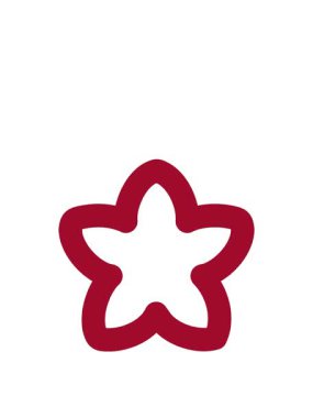 Tek bir Japon çiçek tasarımının hareketli animasyonu