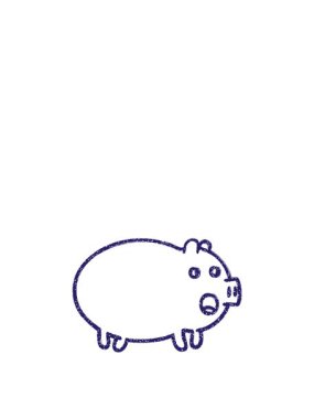 Domuz Kömürü Çiziminin zıplama hareketi animasyonu