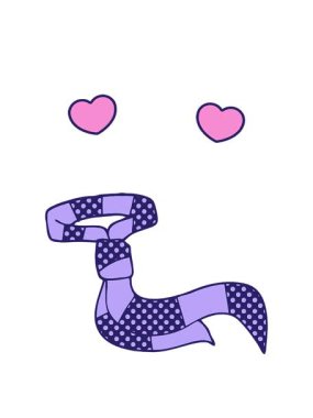 dönen kalpler karikatür karikatür ofis kravatının animasyonu