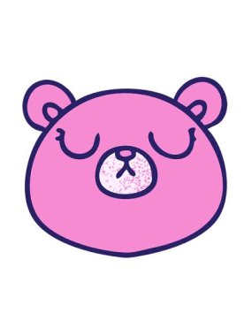 El yapımı çizgi film ayısının hareketli animasyonunu oynat