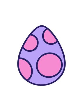 Paskalya yumurtası çizgi filminin hareketli animasyonu