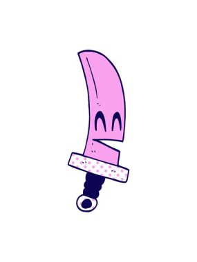 neon ışık efektleri çizgi film animasyonu karalama mutlu sihirli kılıç