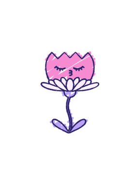 Mutlu Çiçek Tebeşiri Çiziminin Satış Animasyonu