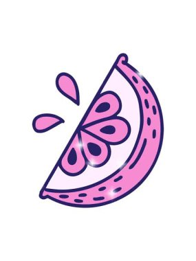 Bir dilim limon imgesinin ışıltı etkisi