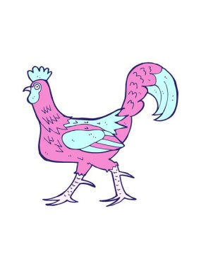 Parlak ışık efekti horoz resimlerinin animasyonu