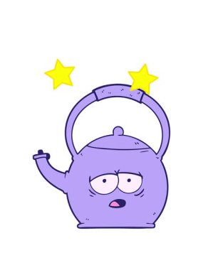 dönen yıldızlar çaydanlık çizgi filminin animasyonu