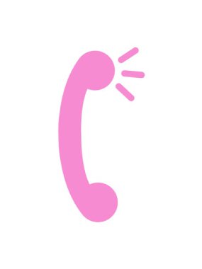 Bir telefon alıcısının titreşimli hareketi