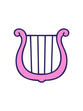 Altın arp 'ın sevimli çizgi filminin hareketli animasyonu