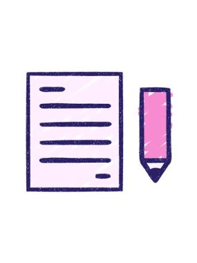 Kağıt Tebeşir Çiziminin basınçlı animasyonu