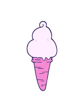 karikatür karikatür dondurmasının canlandırma efekti