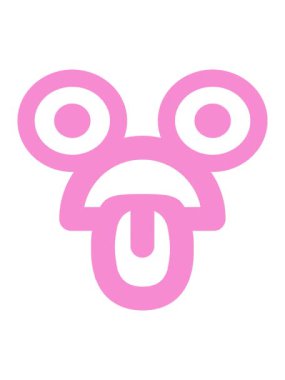 Bitkin bakan yüz simgesinin basınçlı animasyonu