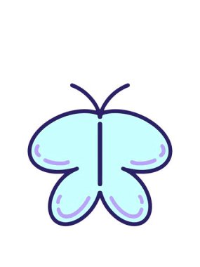 Basit, cesur bir kelebek çizgi filminin animasyonunu büyütüyor.