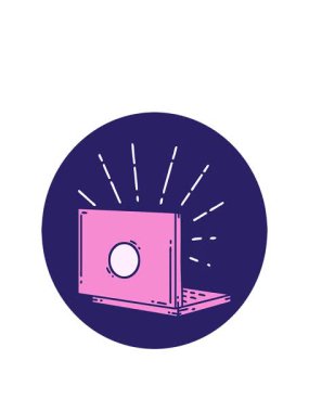 Dövme stili dizüstü bilgisayarın animasyonunu genişletiyorum