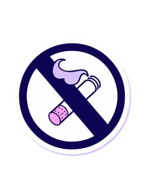 neon ışık efektleri çizgi filmin animasyonu sigara içilmesine izin verilmiyor