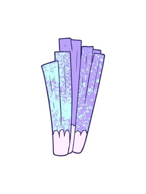 Çizgi film pırasalarının basınçlı animasyonu