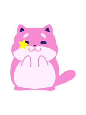 Parlayan yıldızlar küçük mutlu Corgi 'nin animasyonunu etkiler.