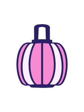 Geleneksel Japon tarzında asılı bir kağıdın dönen hareketli animasyonu.