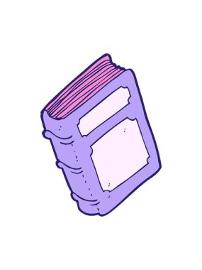 Eski bir kitabın çiziminin parlak ışık efekti