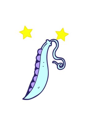 dönen yıldızlar kabuktaki bezelye çizgi filminin animasyonu