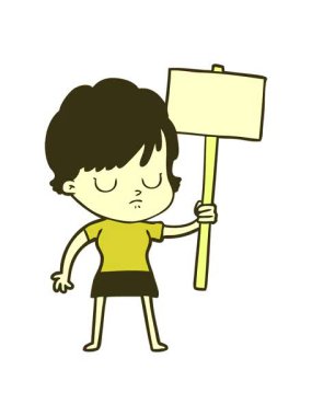 Neon neondaki çizgi kadın karakterinin renk animasyonu değişiyor