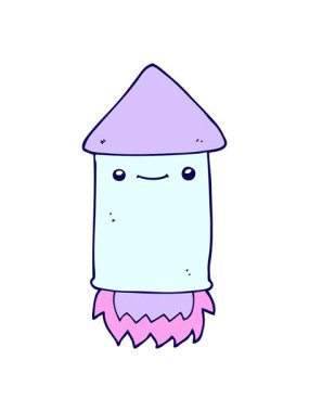 neon ışık efektleri çizgi film havai fişeklerinin animasyonu