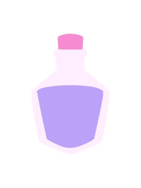 Çizgi film iksir şişesinin canlandırma efektini göster